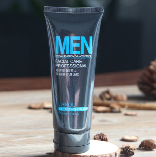 Set de cosmética para hombre Crema hidratante Tónico Limpiador facial